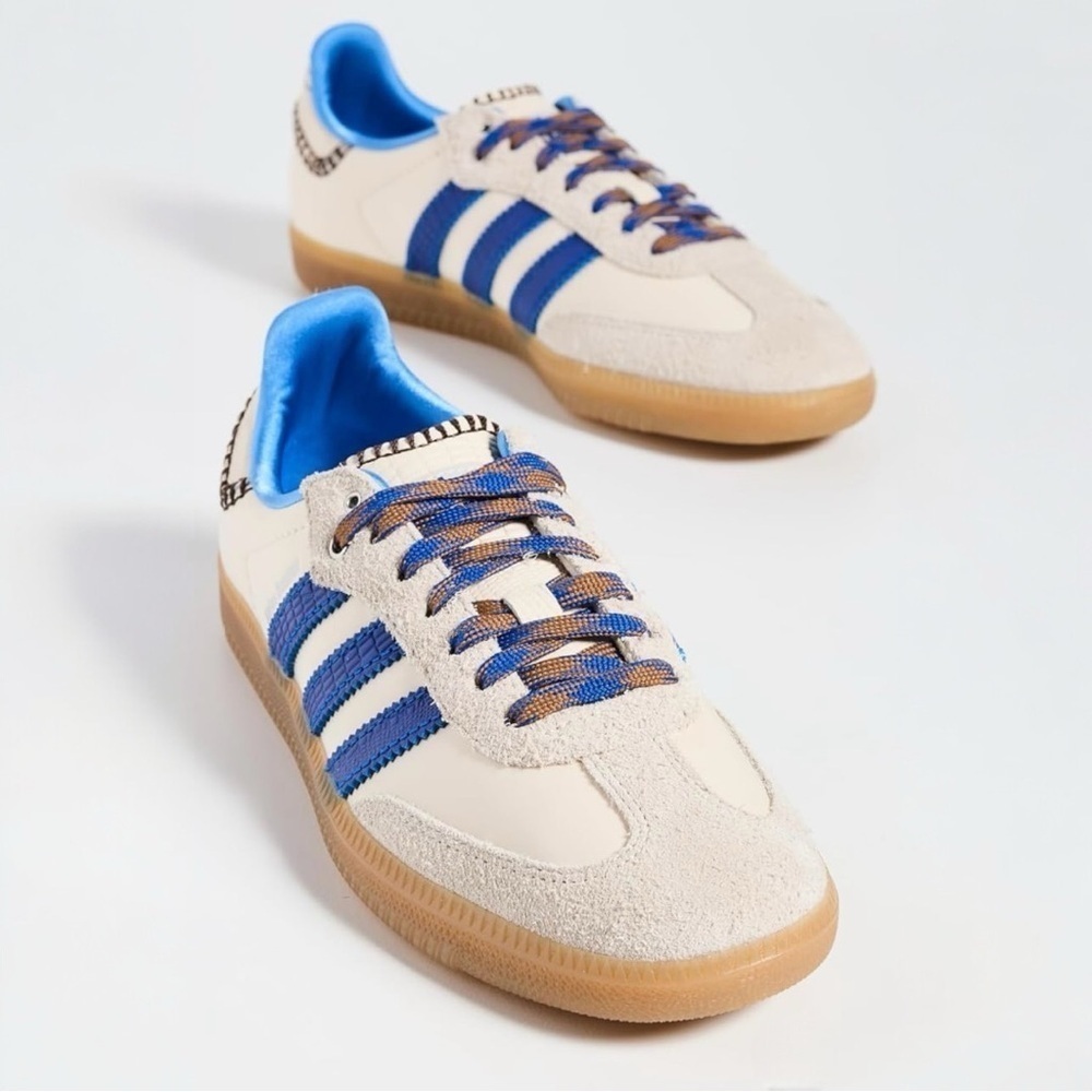 Adidas × Wales Bonner Samba Wonder Clay Royal Blue Women’s sneakers Size 4.5 NEW - Picture 4 of 15